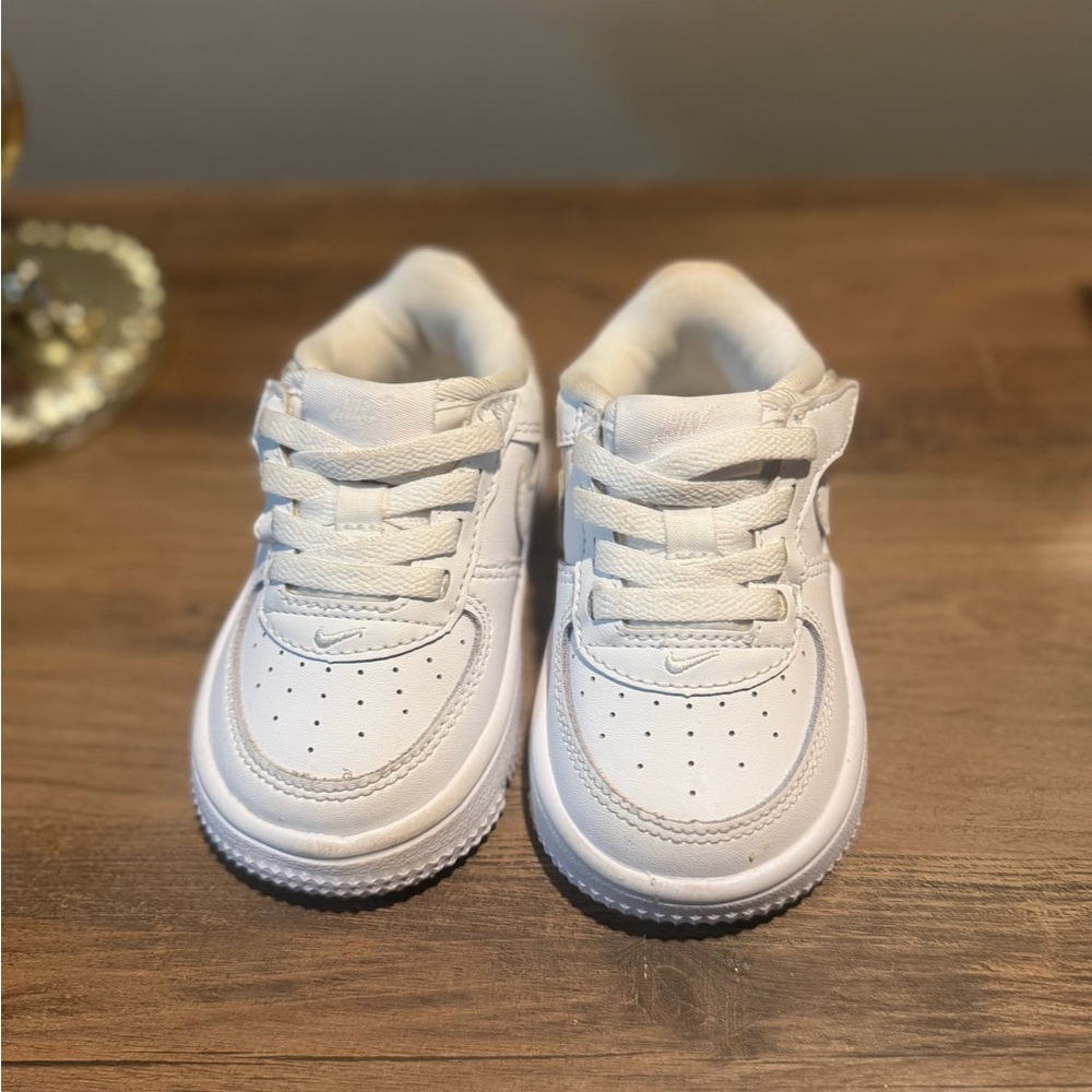 Nike White Youth Air Force Ones
